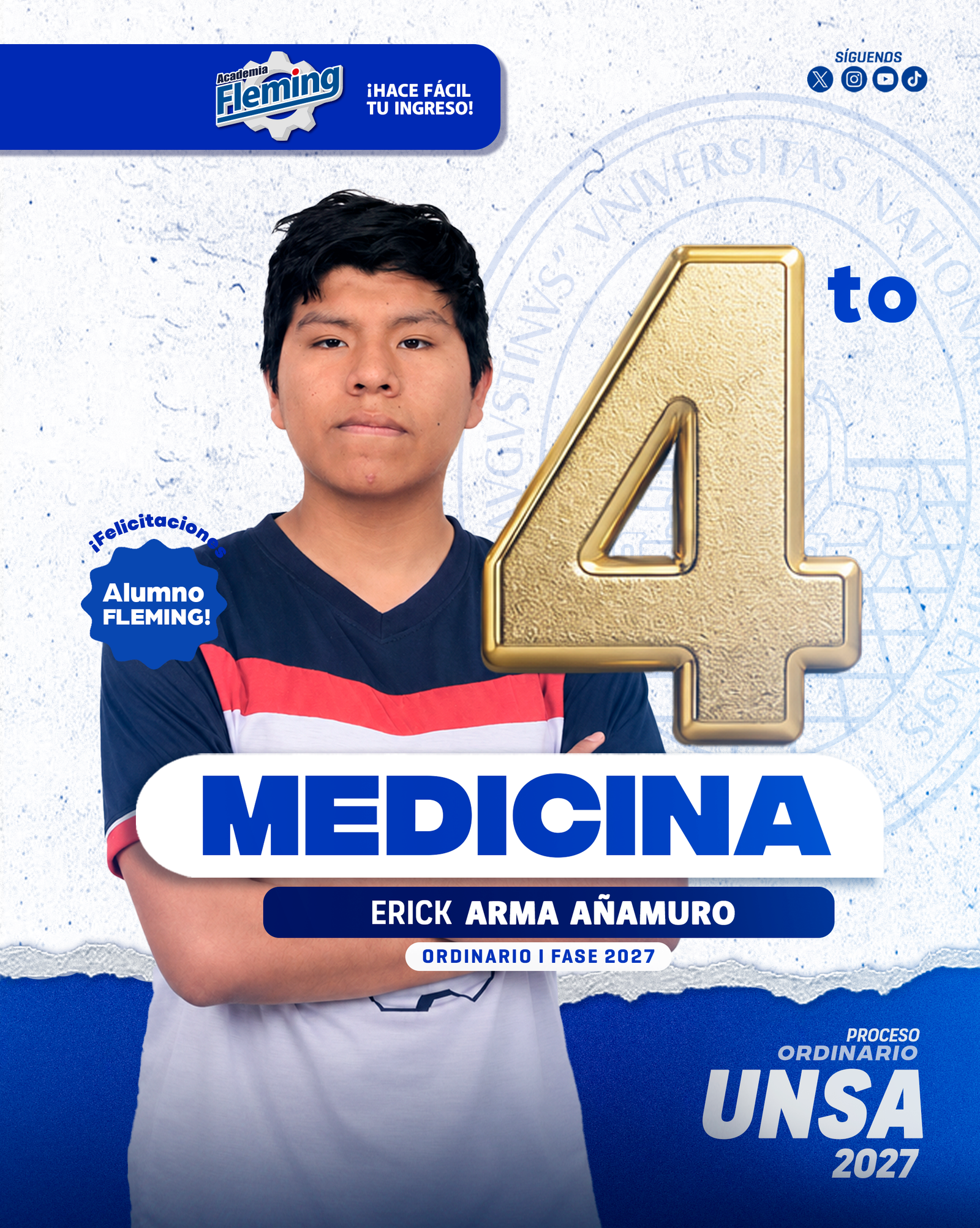 ERICK ARMA AÑAMURO MEDICINA