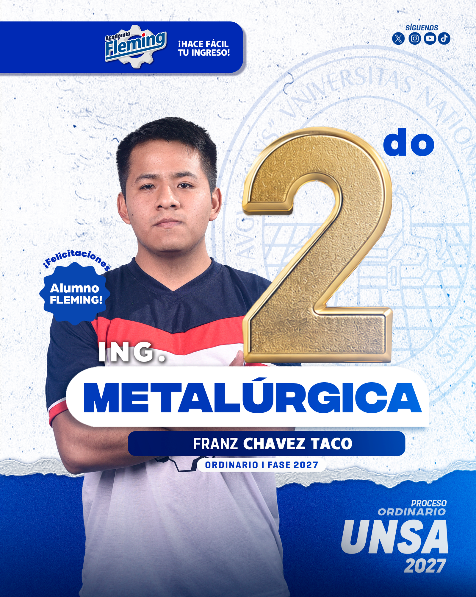 FRANZ CHAVEZ TACO 2 METALURGICA